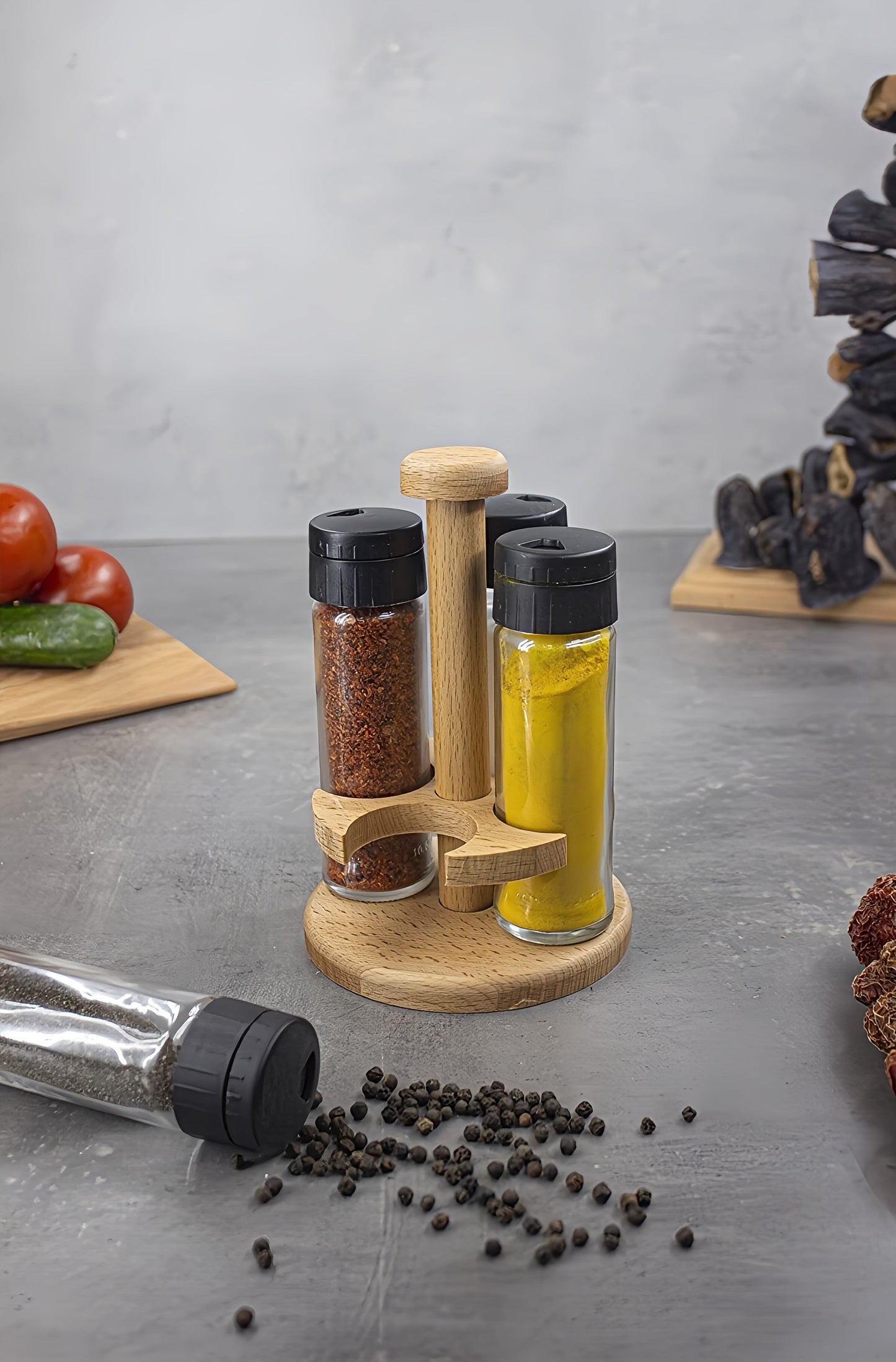 Round Spices Set
