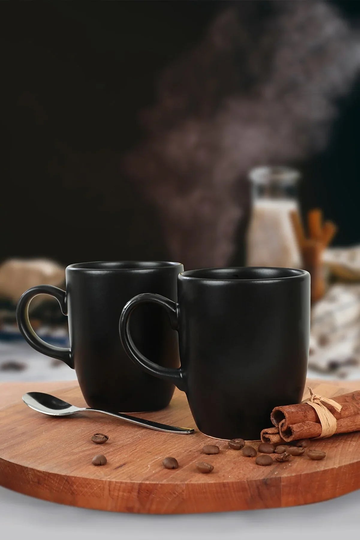 Black Mug Set