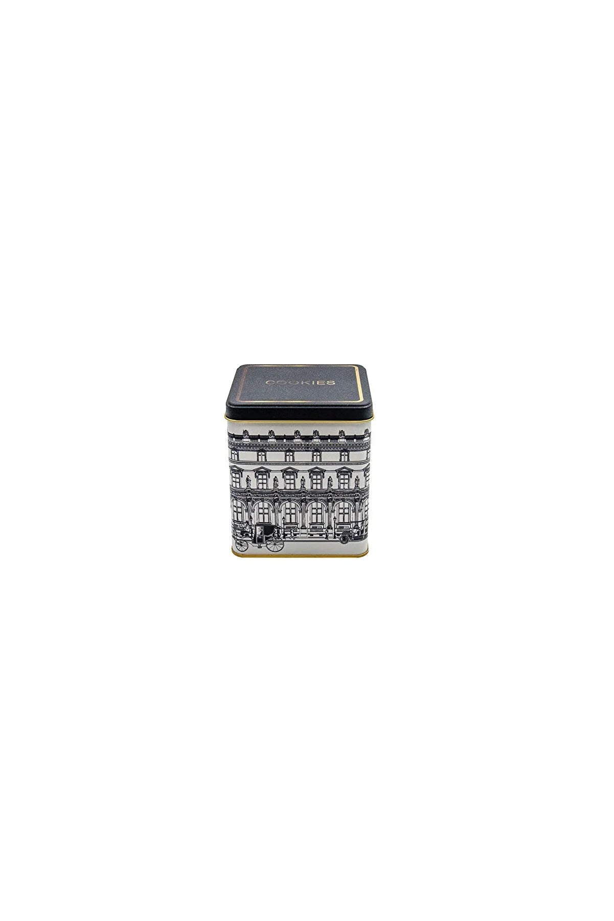 City Patterned Cookie Jar