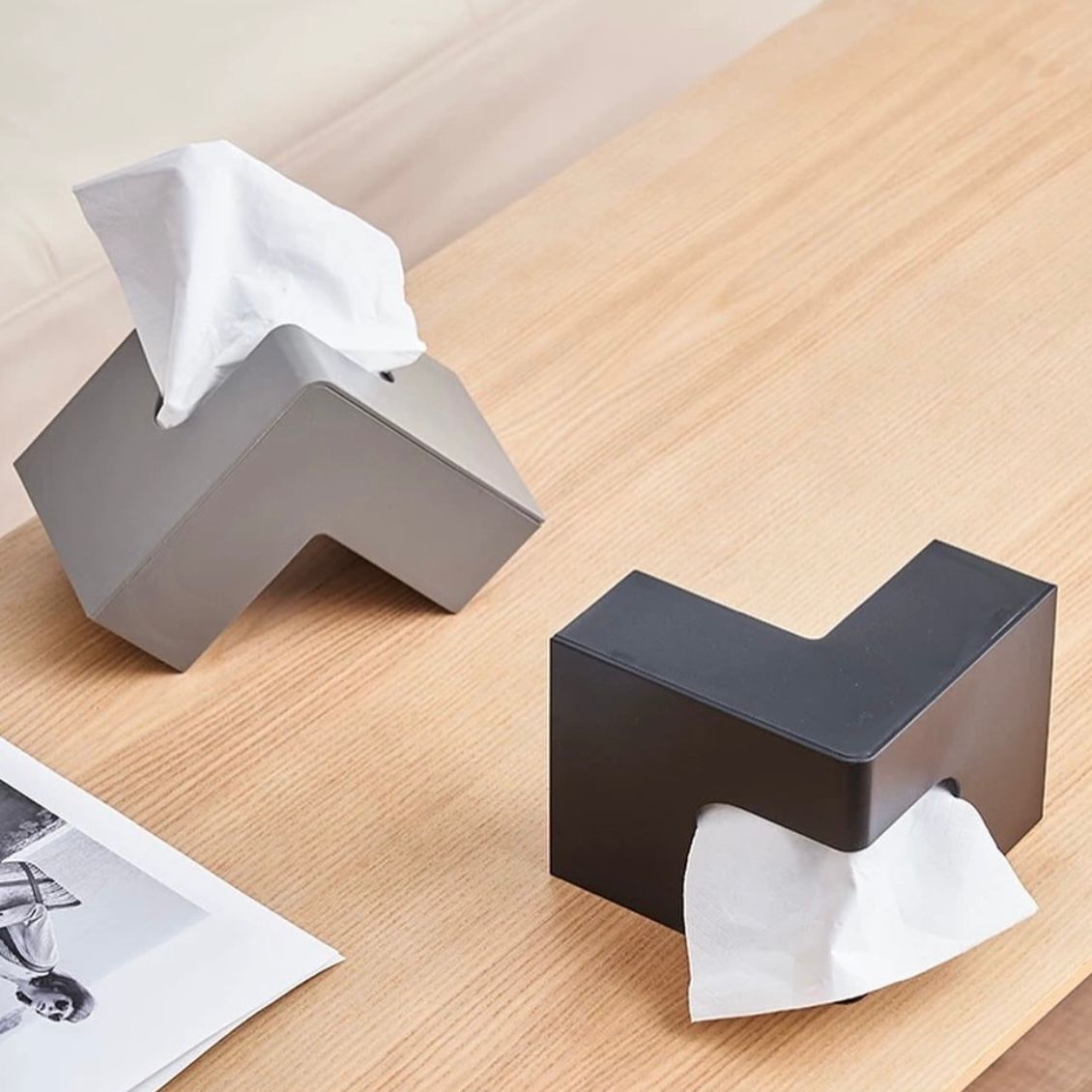 Double Sided Tissue Box