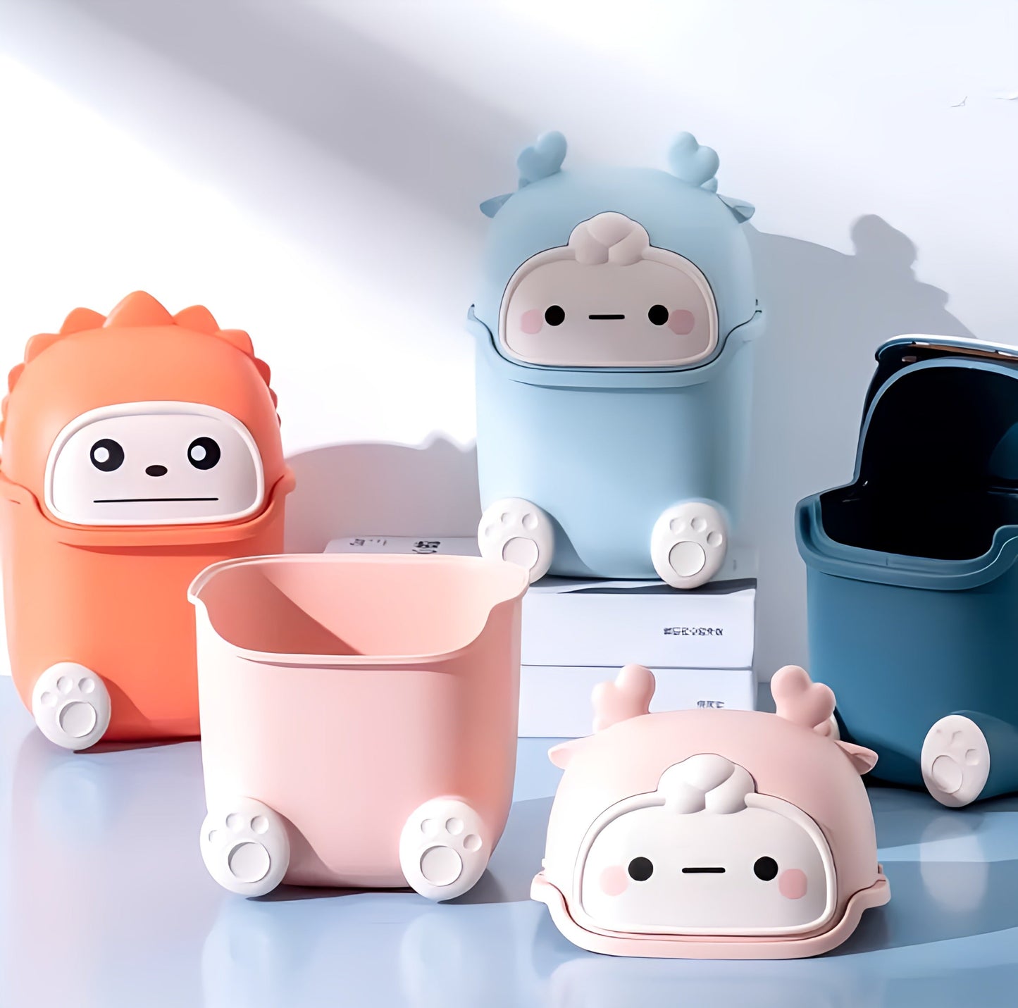 Kids' Desktop Trash Bin