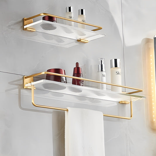 Modern Shelf with Towel Bar