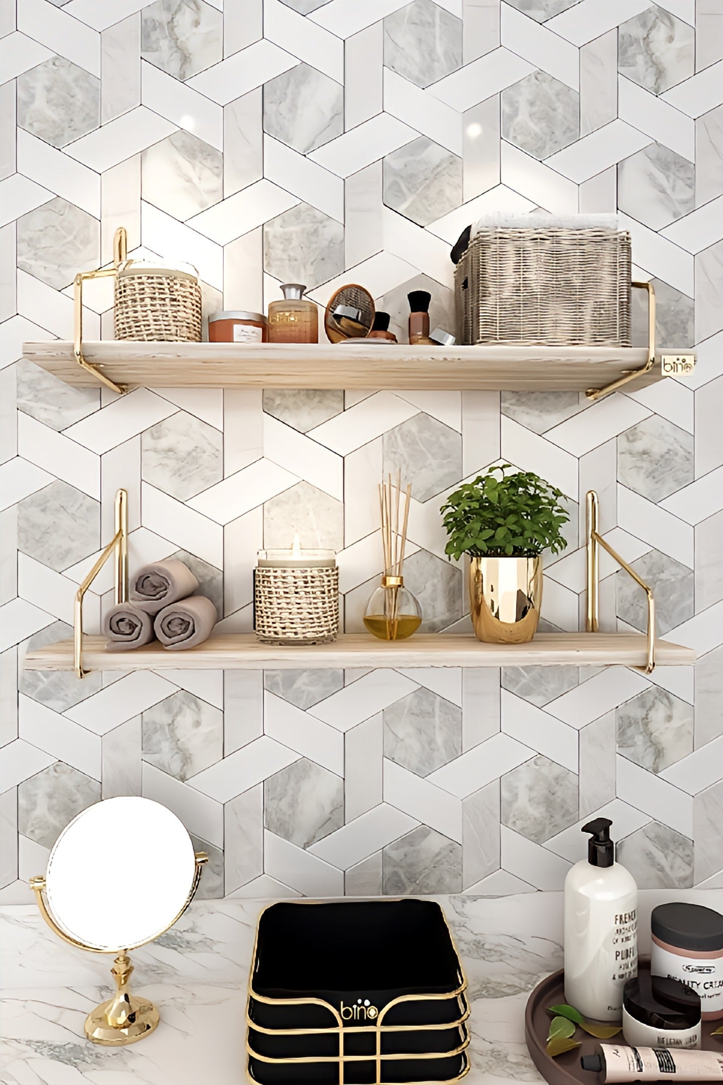 Bathroom Shelves Set