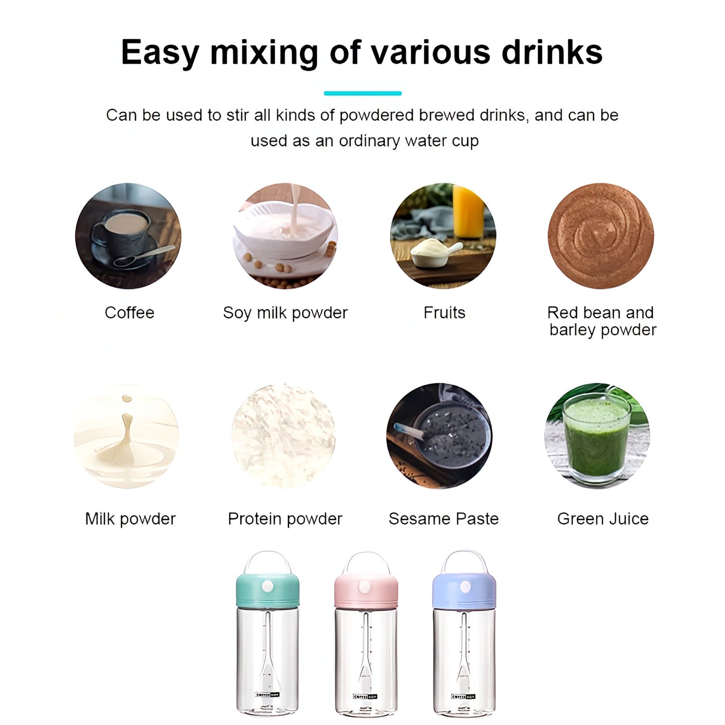 Electric Whey Protein Powder Shaker