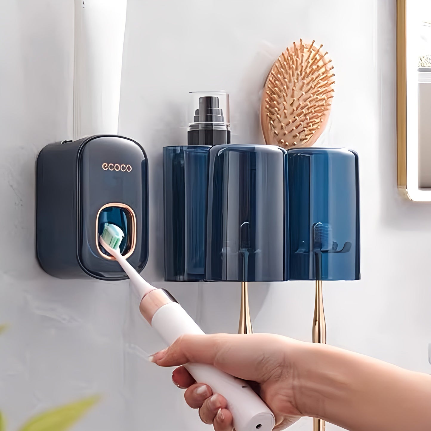 Ecoco Toothpaste Dispensers With Cups