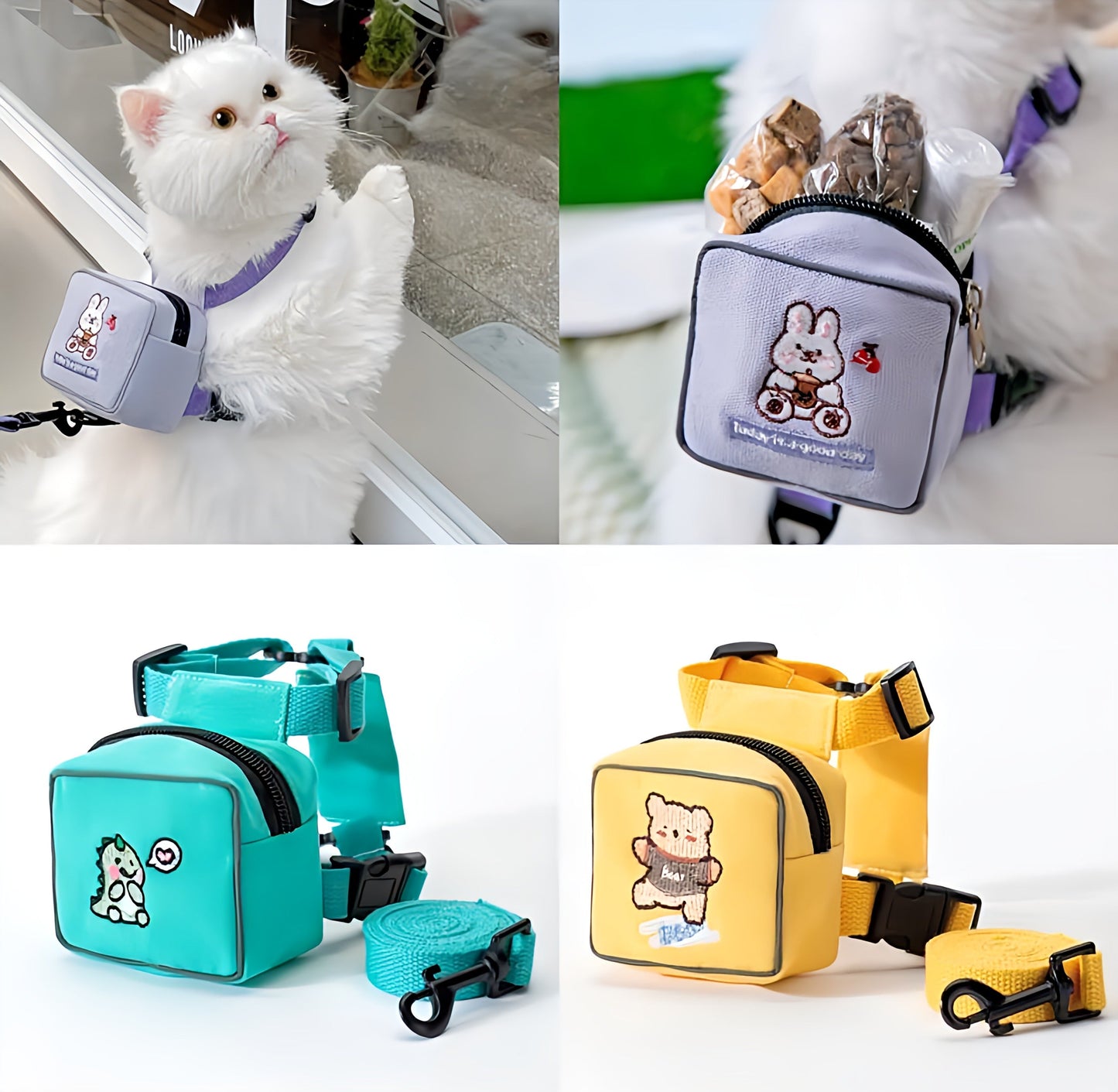 Pet Leash with Backpack