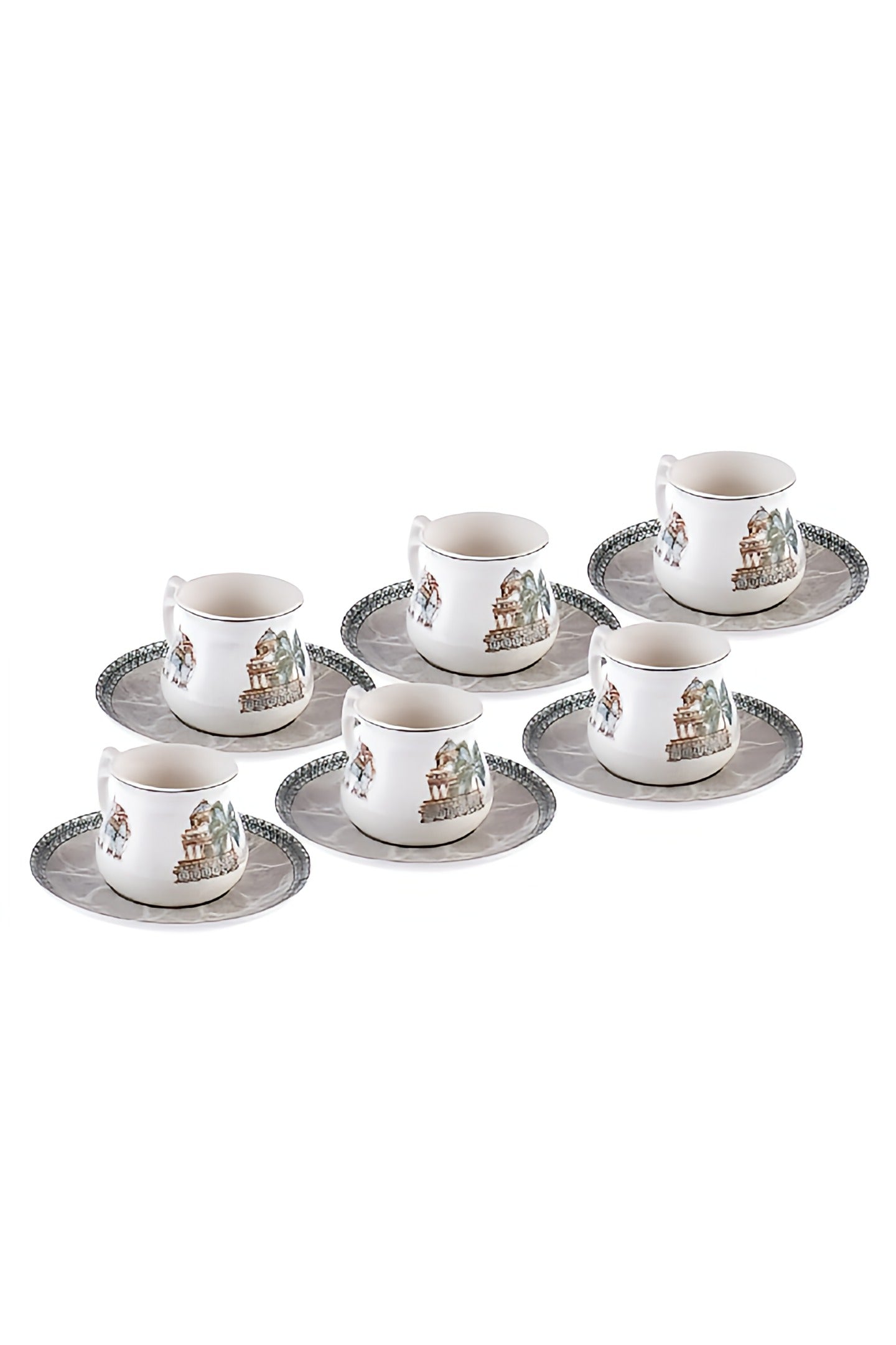 Porcelain Coffee Cup Set