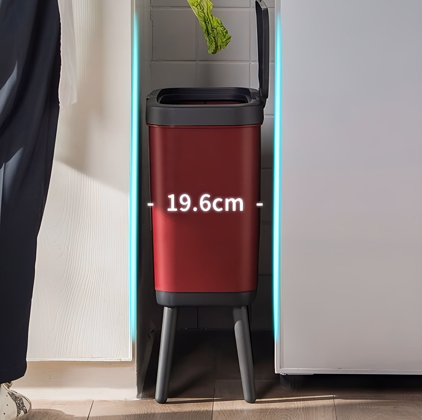 High-Foot Trash Bin