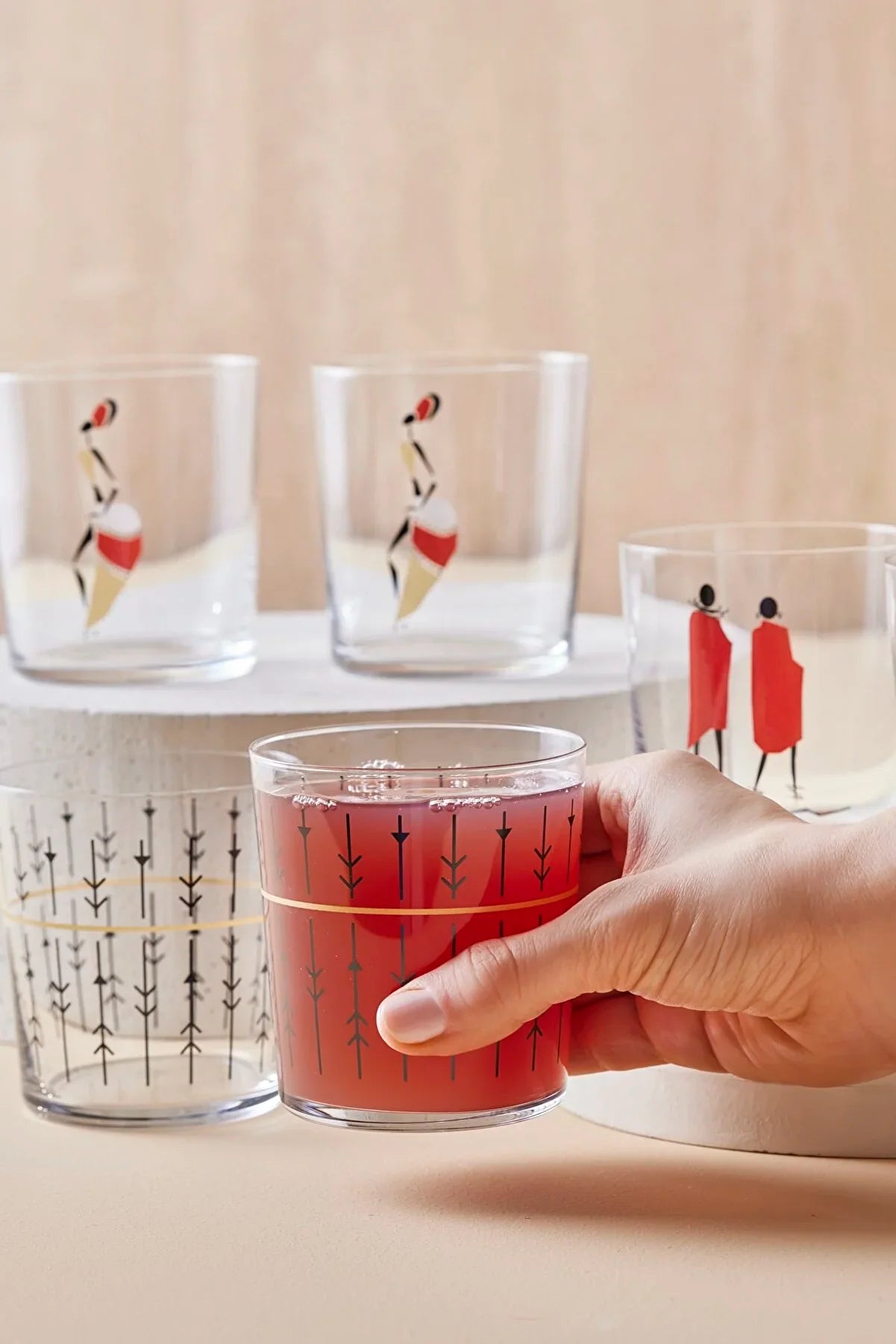 Decorative Glass Cups
