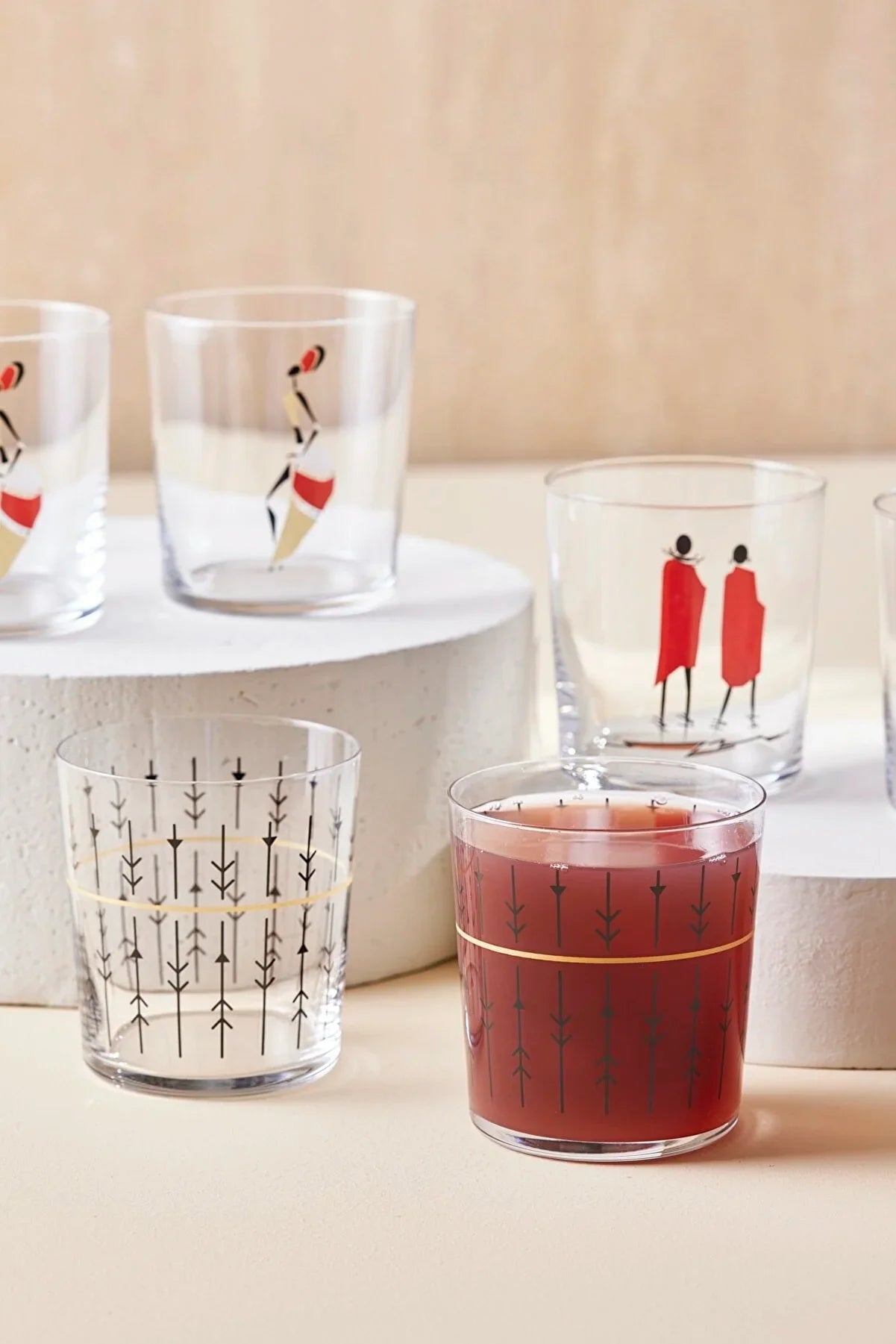 Decorative Glass Cups