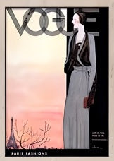 Vintage Cuadros Vogue Figure