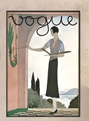 Vintage Cuadros Vogue Figure