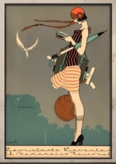Vintage Cuadros Vogue Figure