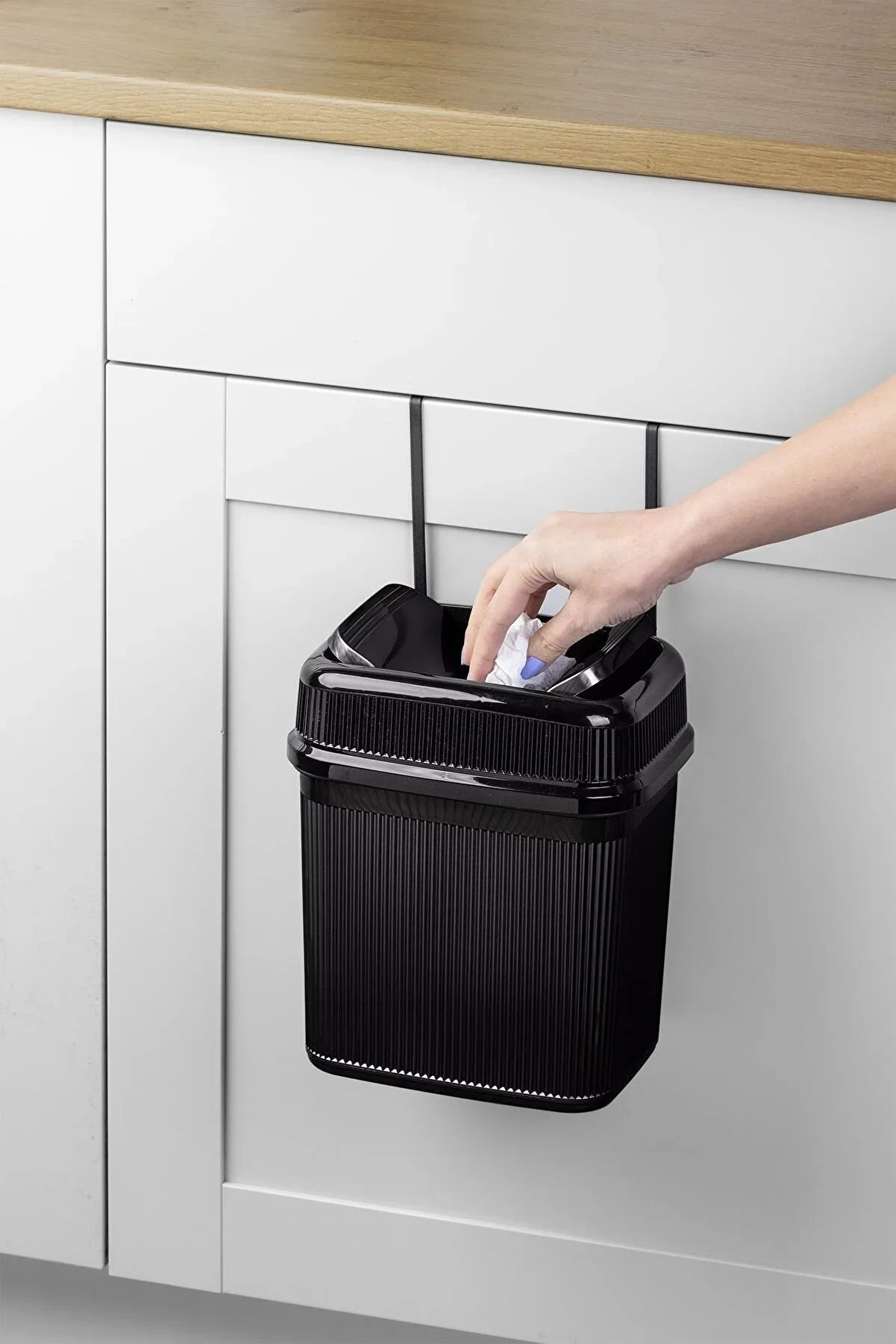Strapped Garbage Bin