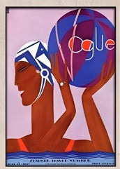 Vintage Cuadros Vogue Figure