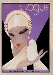 Vintage Cuadros Vogue Figure