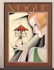 Vintage Cuadros Vogue Figure