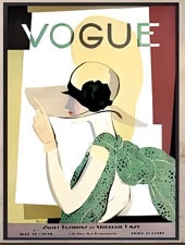 Vintage Cuadros Vogue Figure