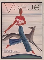 Vintage Cuadros Vogue Figure