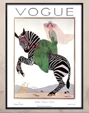 Vintage Cuadros Vogue Figure