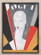 Vintage Cuadros Vogue Figure