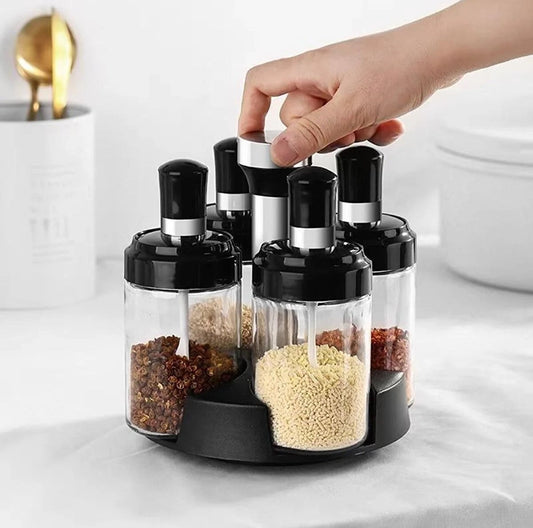 Spice Holders with Spoons